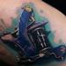 Tattoos - Tattoo machine blue - 57251